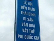 Tin tức trong ngày - Lãnh đạo Thái Bình nói gì về biển quảng cáo đền Trần “phi quốc gia”?