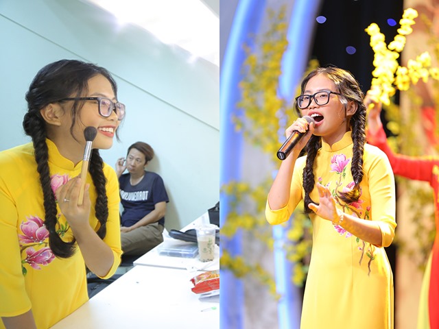 Sang tuổi 14, Phương Mỹ Chi dịu dàng hát "Gái xuân"