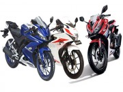 Thế giới xe - Mua Yamaha R15 V3, Suzuki GSX 150R hay Honda CBR150R?