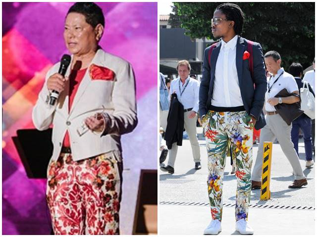 Thời trang - Tỷ phú Hoàng Kiều mặc quần hoa không hề "lạc quẻ"