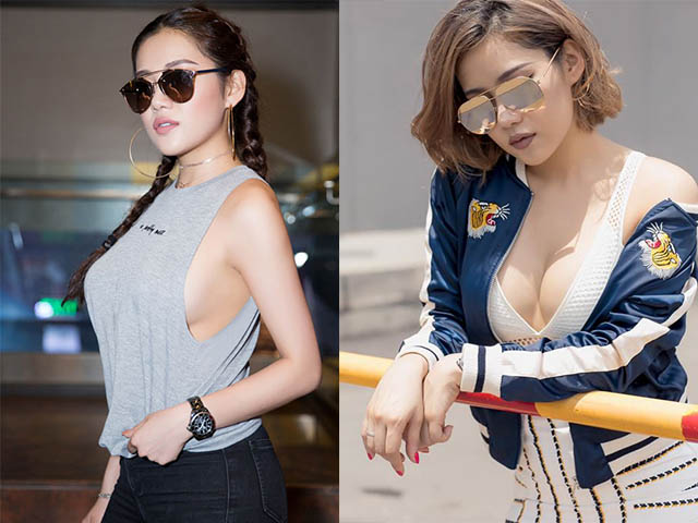 Người mẫu - Hoa hậu - "Người yêu tin đồn" của Tiến Đạt "thả rông" vòng 1 hững hờ