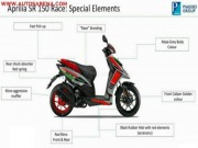 Thế giới xe - Rò rỉ thông tin Aprilia SR 150 bản đua