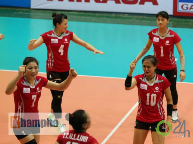 Thể thao - Bóng chuyền Cup Liên Việt: "Hot girl" Linh Chi, Phạm Yến tung hoành
