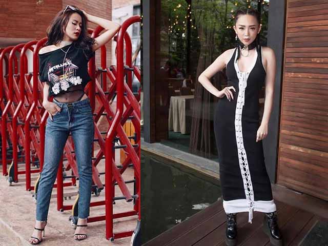 Xu hướng thời trang - Hoàng Thùy Linh mặc style lạ, lăng xê mốt quần lưới hở eo