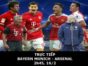 Bóng đá - Chi tiết Bayern Munich - Arsenal: Muller giải hạn (KT)