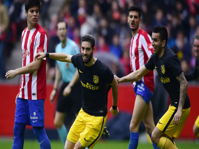 Bóng đá - Sporting Gijon - Atletico Madrid: "Siêu" hat-trick 5 phút