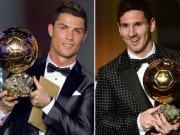 Bóng đá - Đua Quả bóng Vàng 2017: Messi sớm đầu hàng Ronaldo