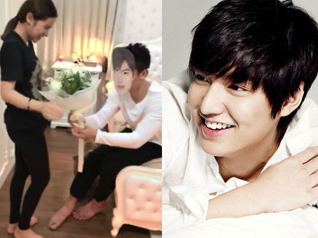 Cười ngất với món quà chồng tặng vợ mê trai đẹp Lee Min Ho