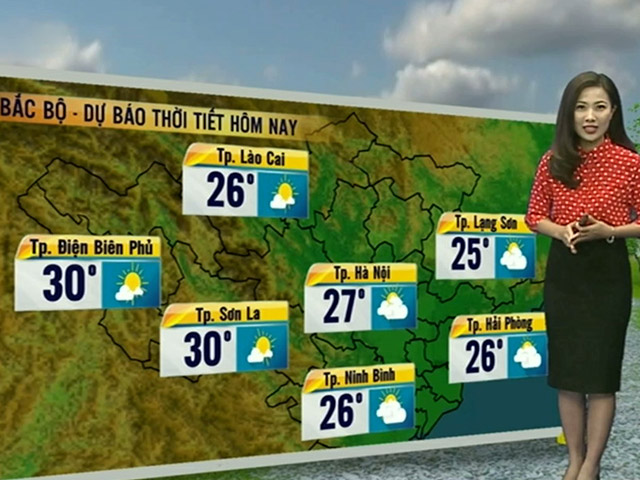 Tin tức trong ngày - Dự báo thời tiết VTV 21/2: Bắc Bộ nắng nhẹ, Nam Bộ mưa trái mùa