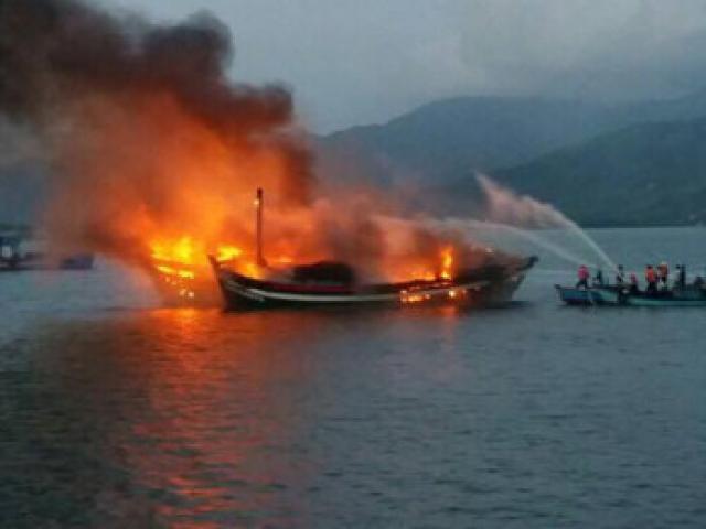 Tin tức trong ngày - Hàng loạt tàu cá Bình Định bỗng dưng bốc cháy