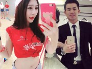 Bạn trẻ - Cuộc sống - Lộ diện chú rể điển trai của hot girl đóng hài &quot;lẳng lơ&quot; nhất