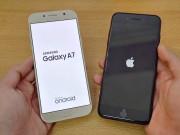 Công nghệ thông tin - iPhone 7 Plus và Galaxy A7 2017: Ai chống nước tốt hơn?