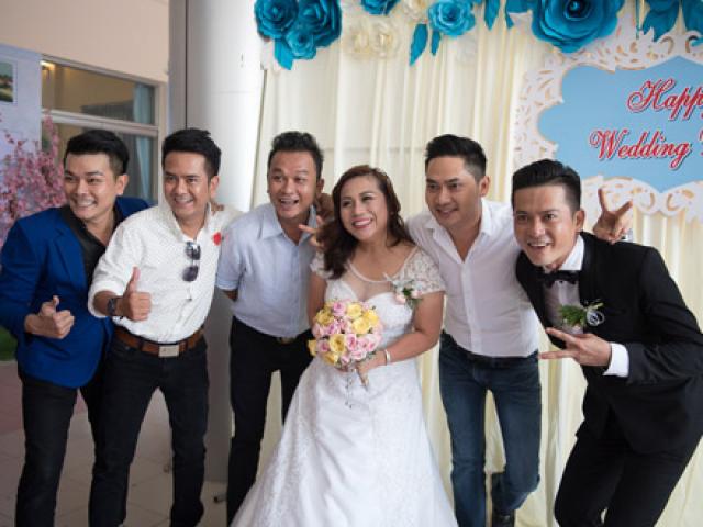 Dàn sao Việt hội ngộ ở Long An dự tiệc cưới DV Hoàng Anh