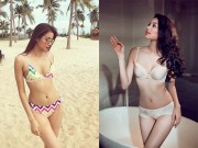 Người mẫu - Hoa hậu - Phạm Hương tung ảnh bikini &quot;cá 7 màu&quot; đốt mắt fans