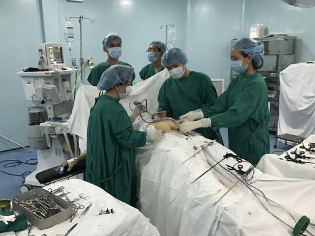 Sức khỏe đời sống - Bệnh viện tuyến huyện phẫu thuật cứu bệnh nhân vỡ thai ngoài tử cung