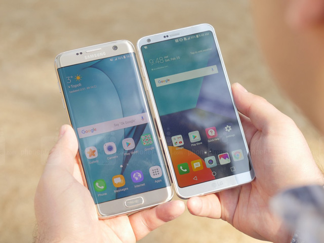 So sánh LG G6 với Samsung Galaxy S7 Edge