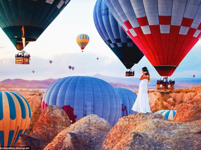 Bộ ảnh khinh khí cầu đẹp như cổ tích ở Thổ Nhĩ Kỳ