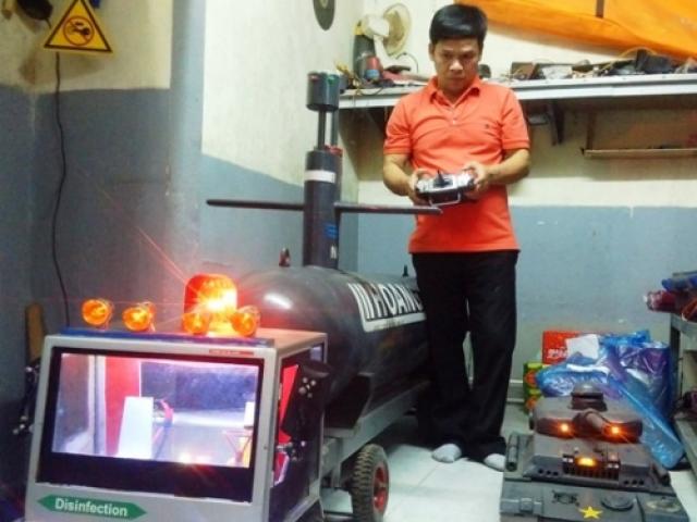 Tin tức trong ngày - Niềm đam mê chế tạo tàu ngầm không người lái của gã "gàn" xứ Huế