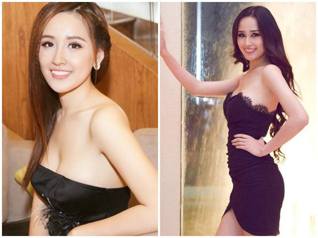 Người mẫu - Hoa hậu - Mai Phương Thúy đẹp mê hồn với váy cúp ngực trễ nải
