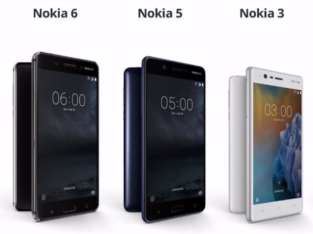 Video bộ ba smartphone Nokia: Nokia 6, Nokia 5 và Nokia 3