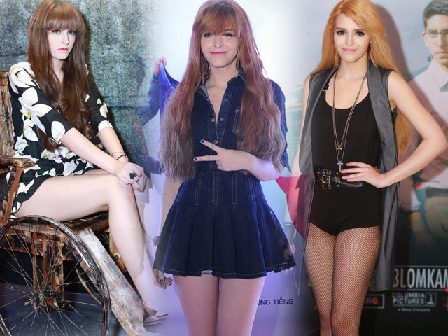 Bí quyết mặc đẹp - Mẫu Tây Andrea diện siêu ngắn, rách tả tơi đi xem phim