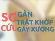 Sức khỏe đời sống - Mẹo hay-Dễ làm: Sơ cứu gãy xương, bong gân, trật khớp