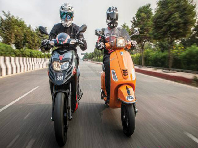 Thế giới xe - Thích xe ga nên mua Aprilia SR150 hay Vespa SXL150?