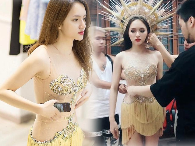 Bí quyết mặc đẹp - Hương Giang Idol mặc thấu da "nóng rực" ở hậu trường