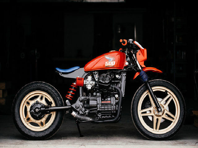 Thế giới xe - “Phù phép” Honda CX500 thành tracker đường phố