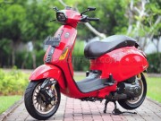 Thế giới xe - Soi Vespa Sprint 3V ie độ của dân chơi xứ vạn đảo