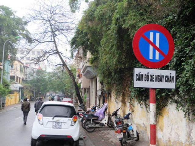 Tin tức trong ngày - Thêm tuyến phố HN thực hiện đỗ xe theo ngày chẵn-lẻ