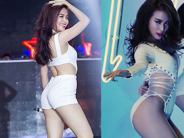 Thời trang - Hoàng Thùy Linh, Tâm Tít chân không dài vẫn "cong" bỏng mắt