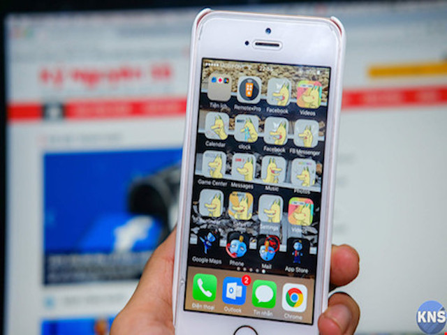 Công nghệ thông tin - Cách cài đặt theme Pikalong, Tiểu cương thi cho iPhone