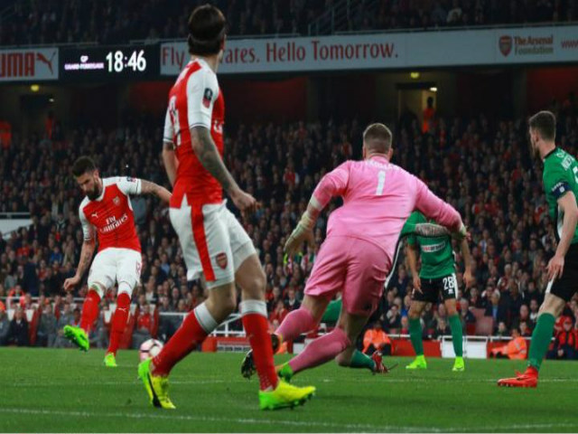 Bóng đá - Chi tiết Arsenal - Lincoln: Vùi dập nhược tiểu (KT)