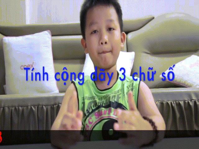 Giáo dục - du học - "Thần đồng toán học" Thiên Phước: Biết 3 thứ tiếng từ lúc 2 tuổi