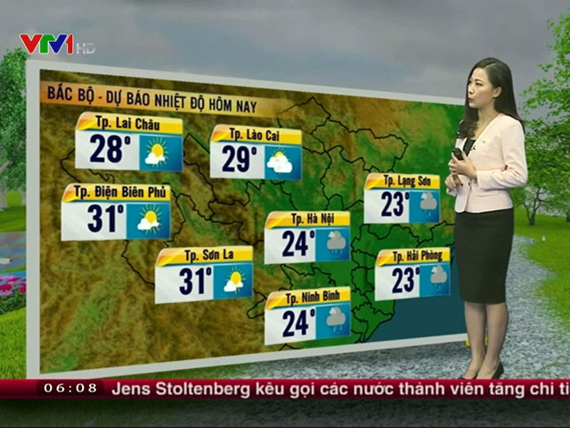 Dự báo thời tiết VTV 14/3: Bắc Bộ tiếp tục mưa nồm, Nam Bộ nắng đẹp