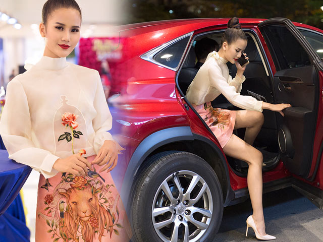 Người mẫu - Hoa hậu - "Hoa hậu" Next Top chơi trội với xế 3 tỷ đi sự kiện