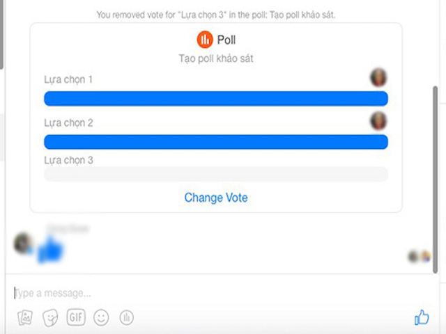 Công nghệ thông tin - Cách tạo khảo sát trong nhóm chat Facebook Messenger