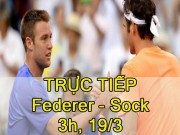 Thể thao - Chi tiết Federer – Sock: Định đoạt bằng tie-break (KT)