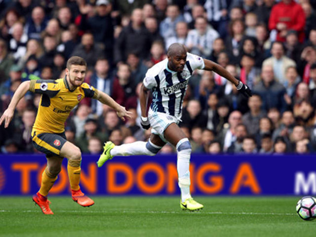 Tin tức thể thao - Vòng 29 Ngoại hạng Anh, West Brom 3-1 Arsenal: Wenger lâm nguy