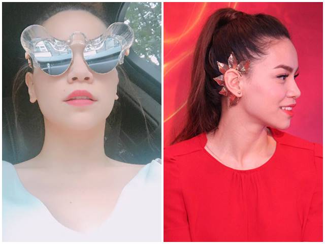 Người mẫu - Hoa hậu - Hồ Ngọc Hà khoe mắt kính siêu lạ và loạt phụ kiện "chất chơi"