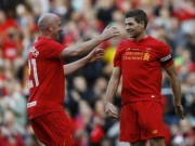 Bóng đá - Gerrard tỏa sáng, huyền thoại Liverpool &quot;đè bẹp&quot; Real