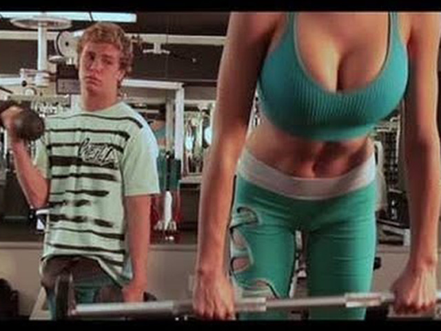 Tranh vui - Lộ diện những hình ảnh "khó tin" ở trong phòng gym