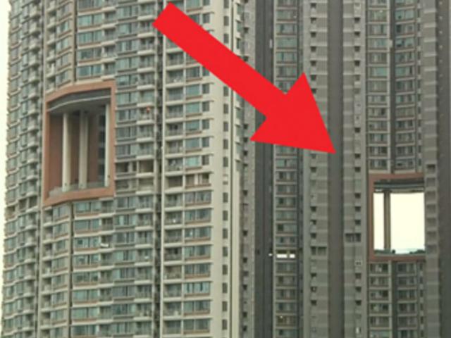 Tại sao cao ốc ở Hồng Kông lại có các ”lỗ thủng”?