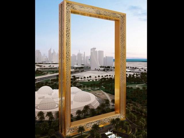 Dubai xây “khung ảnh” mạ vàng cao bằng nhà 50 tầng