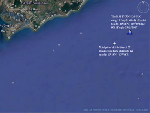 Tin tức trong ngày - Vớt thi thể thủy thủ tàu Hải Thành bị chìm ở biển Vũng Tàu