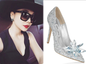 Bí quyết mặc đẹp - Thanh Hằng sang chảnh tậu giày Lọ Lem trăm triệu