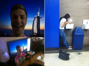 Công nghệ thông tin - Những bức ảnh "tự sướng" hài hước bằng smartphone