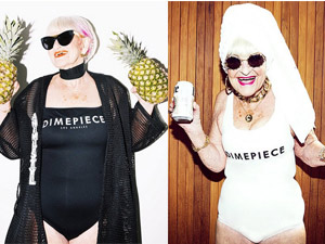 Bí quyết mặc đẹp - Cụ bà 86 tuổi cuốn hút kỳ lạ quảng cáo áo tắm