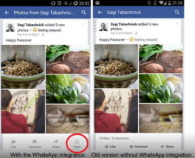 Công nghệ thông tin - Facebook đang đồng bộ với WhatsApp: Xuất hiện nút “Send“